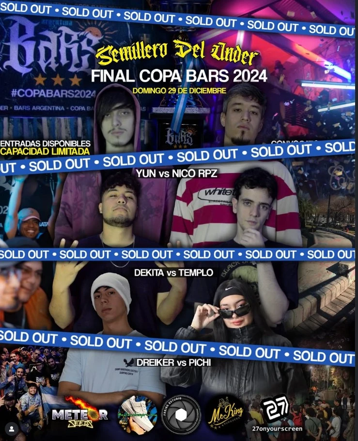 Flyer de la final de la Copa Bars 2024